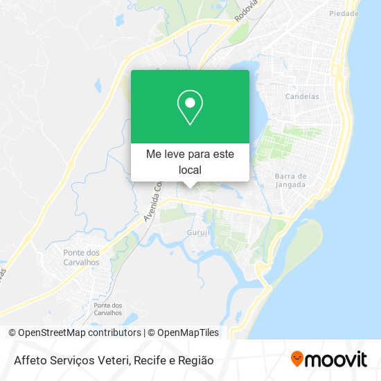 Affeto Serviços Veteri mapa