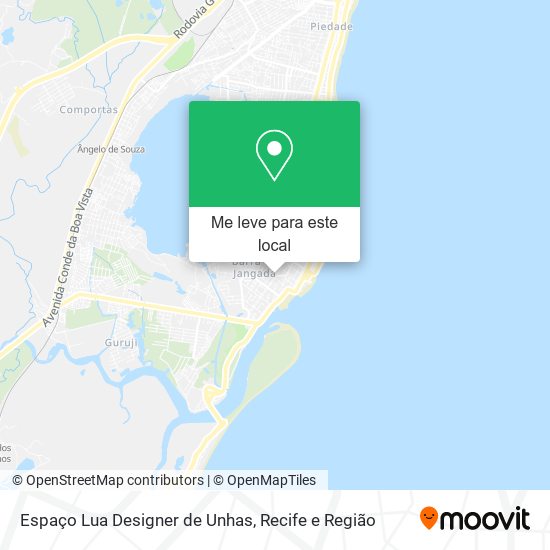 Espaço Lua Designer de Unhas mapa