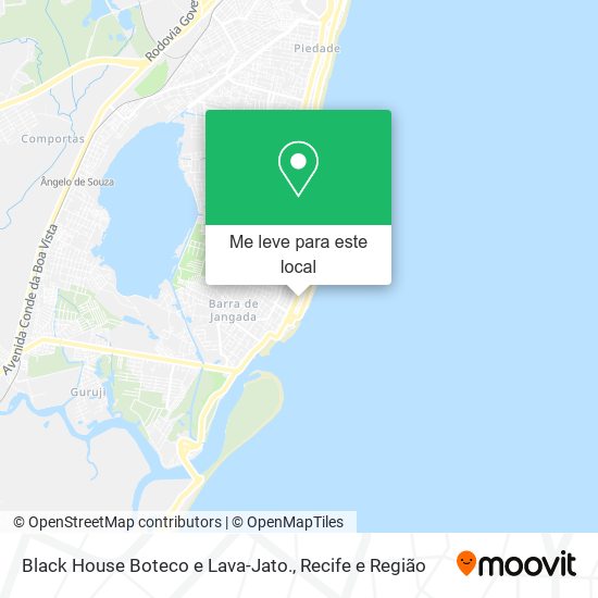 Black House Boteco e Lava-Jato. mapa
