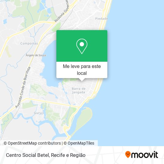 Centro Social Betel mapa
