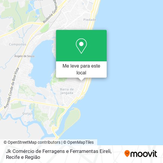 Jk Comércio de Ferragens e Ferramentas Eireli mapa