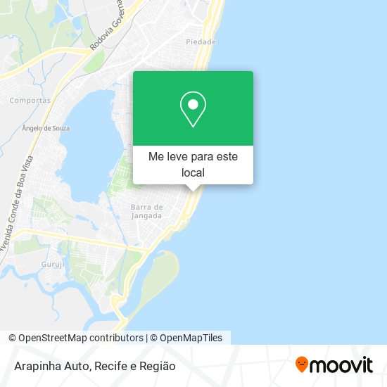 Arapinha Auto mapa