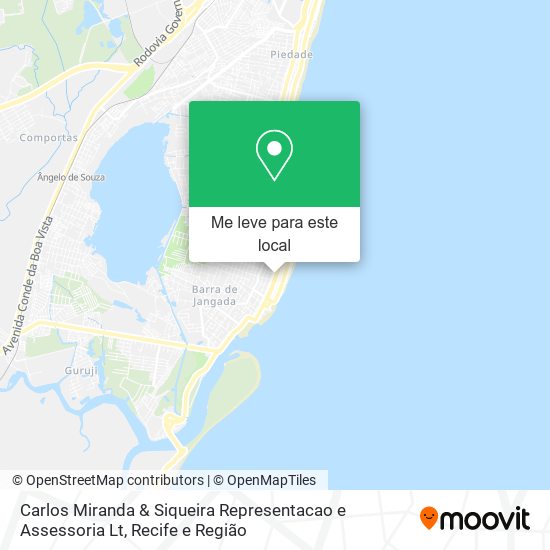 Carlos Miranda & Siqueira Representacao e Assessoria Lt mapa