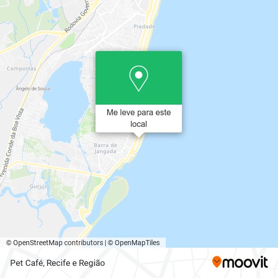 Pet Café mapa