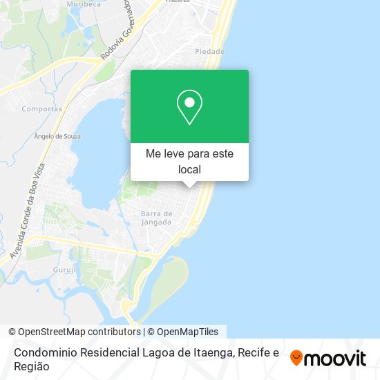 Condominio Residencial Lagoa de Itaenga mapa