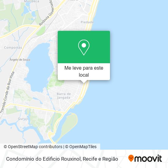 Condomínio do Edificio Rouxinol mapa