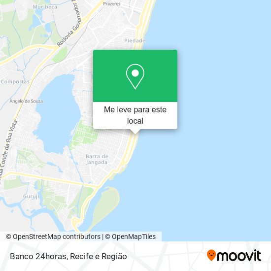 Banco 24horas mapa