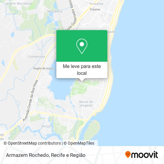 Armazem Rochedo mapa
