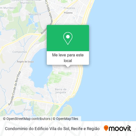 Condominio do Edificio Vila do Sol mapa