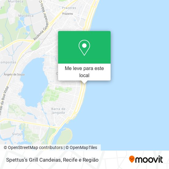 Spettus's Grill Candeias mapa
