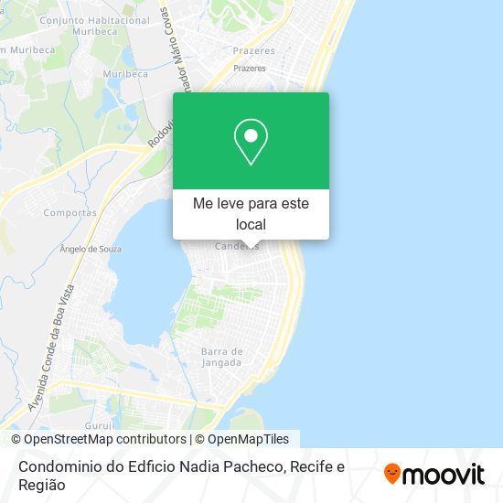 Condominio do Edficio Nadia Pacheco mapa