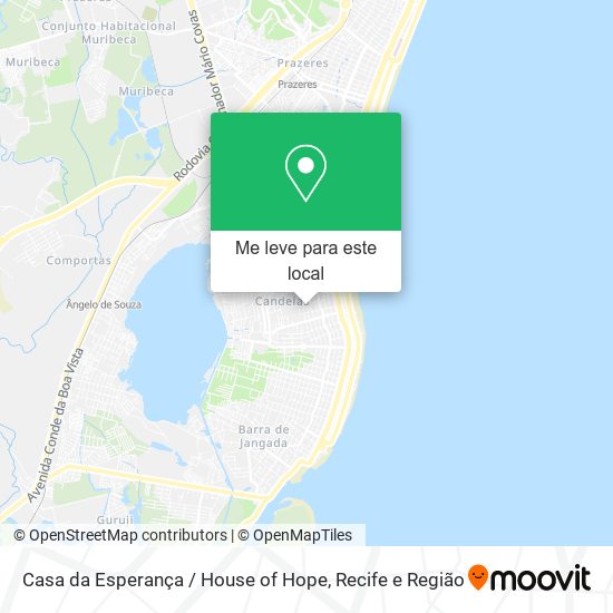 Casa da Esperança / House of Hope mapa