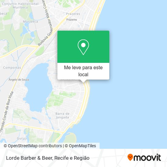 Lorde Barber & Beer mapa
