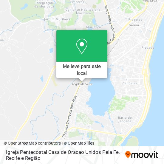 Igreja Pentecostal Casa de Oracao Unidos Pela Fe mapa