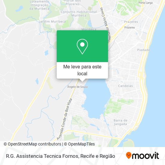 R.G. Assistencia Tecnica Fornos mapa