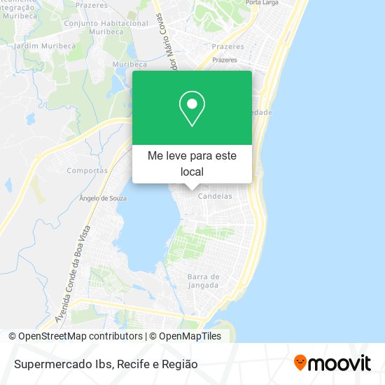 Supermercado Ibs mapa