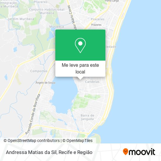 Andressa Matias da Sil mapa