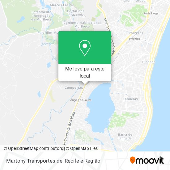 Martony Transportes de mapa