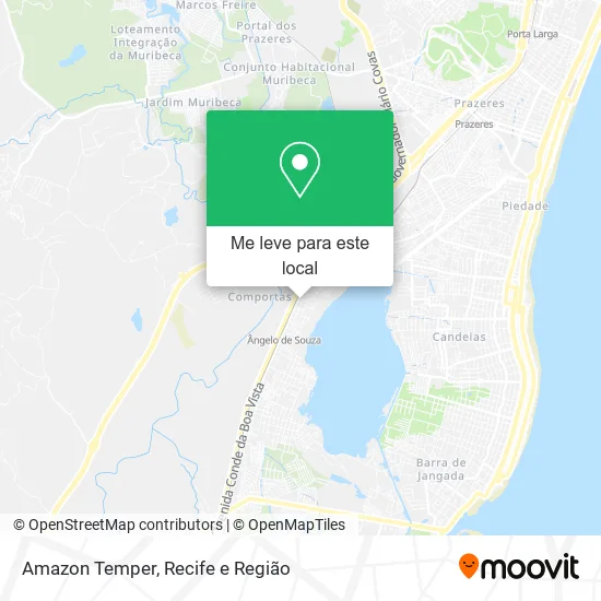 Amazon Temper mapa