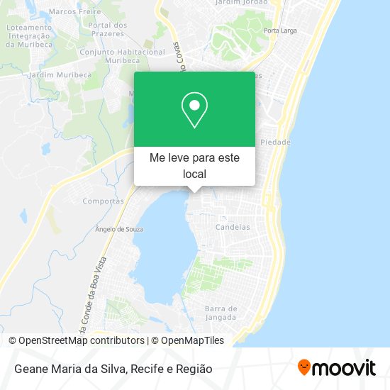 Geane Maria da Silva mapa