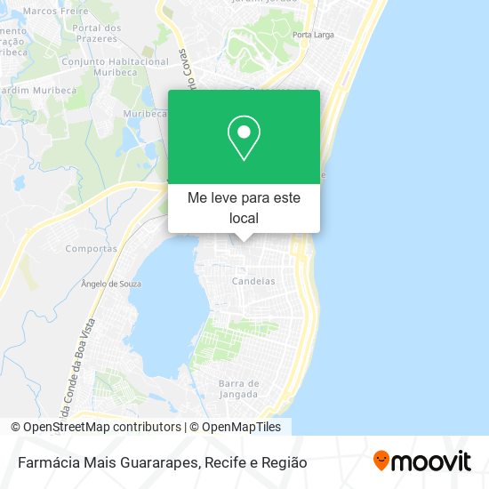 Farmácia Mais Guararapes mapa