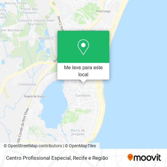 Centro Profissional Especial mapa
