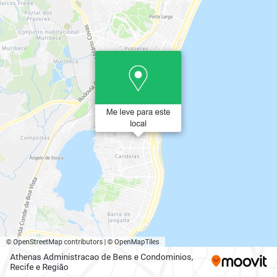 Athenas Administracao de Bens e Condominios mapa