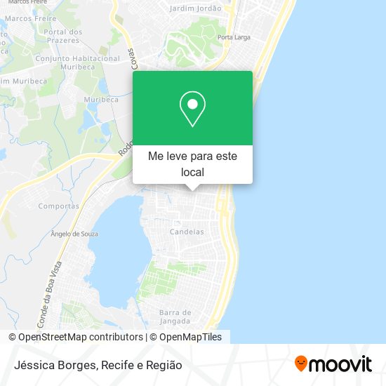 Jéssica Borges mapa