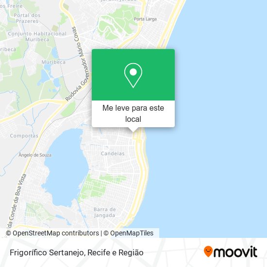 Frigorífico Sertanejo mapa