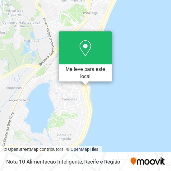 Nota 10 Alimentacao Inteligente mapa