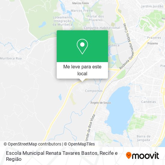 Escola Municipal Renata Tavares Bastos mapa