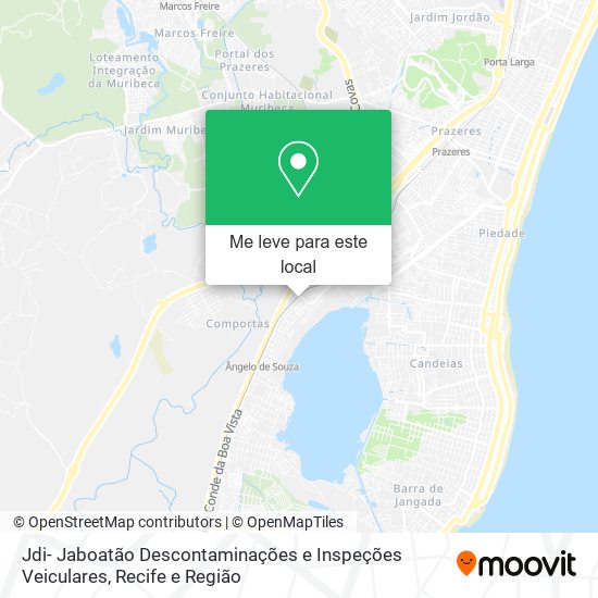 Jdi- Jaboatão Descontaminações e Inspeções Veiculares mapa