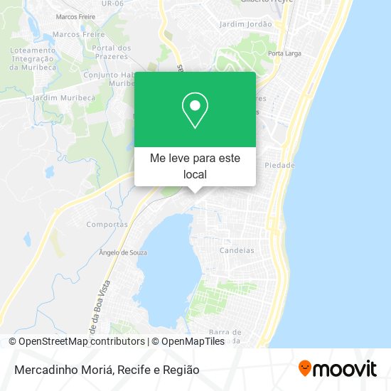 Mercadinho Moriá mapa