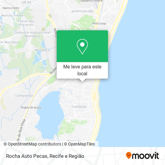 Rocha Auto Pecas mapa