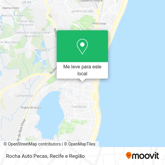 Rocha Auto Pecas mapa