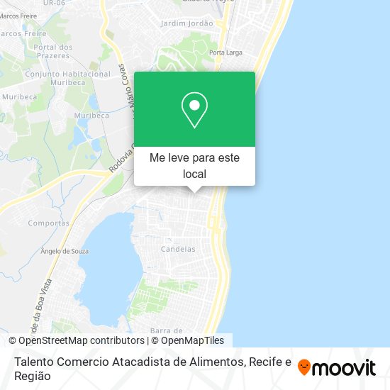 Talento Comercio Atacadista de Alimentos mapa