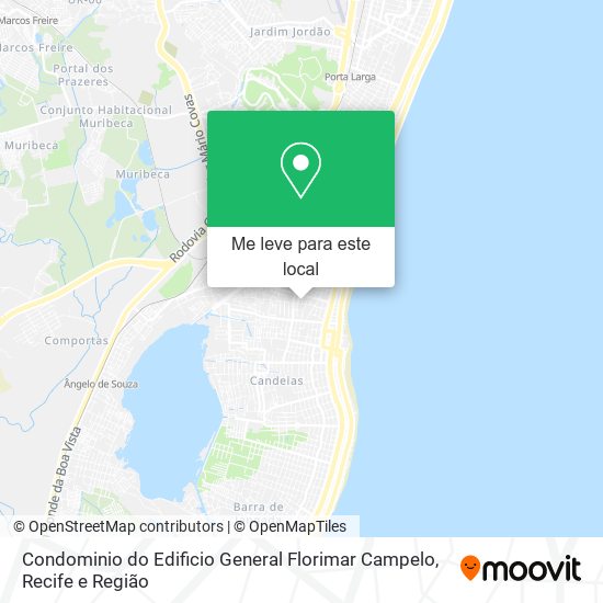 Condominio do Edificio General Florimar Campelo mapa
