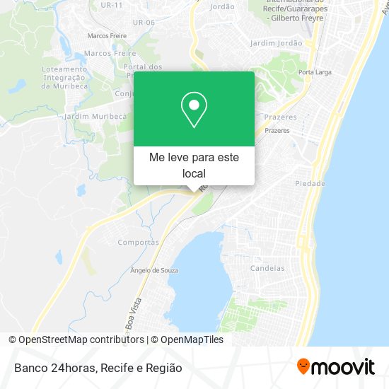 Banco 24horas mapa