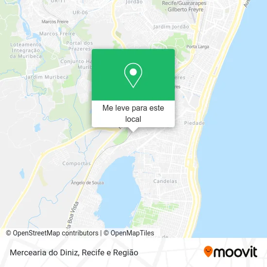 Mercearia do Diniz mapa