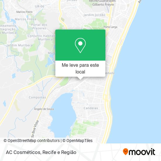 AC Cosméticos mapa