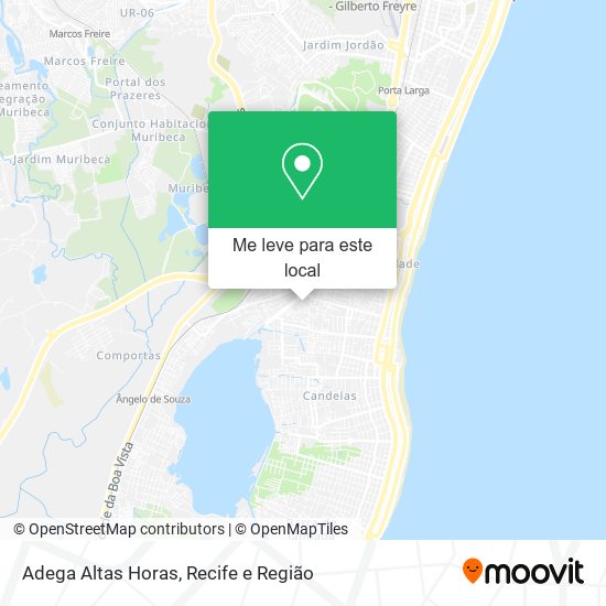 Adega Altas Horas mapa