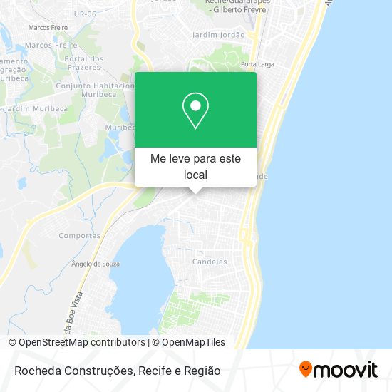 Rocheda Construções mapa