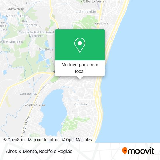 Aires & Monte mapa