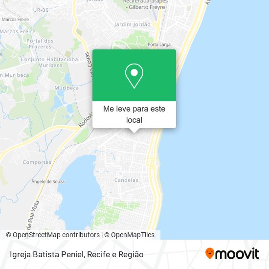Igreja Batista Peniel mapa