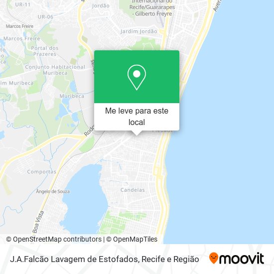 J.A.Falcão Lavagem de Estofados mapa