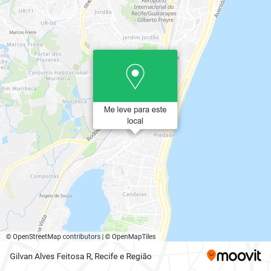 Gilvan Alves Feitosa R mapa