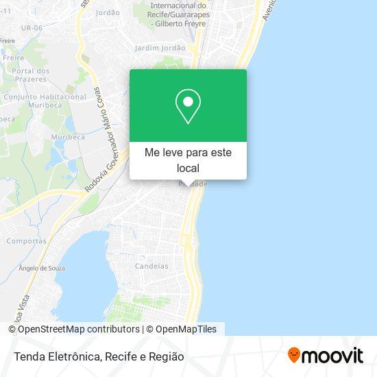Tenda Eletrônica mapa
