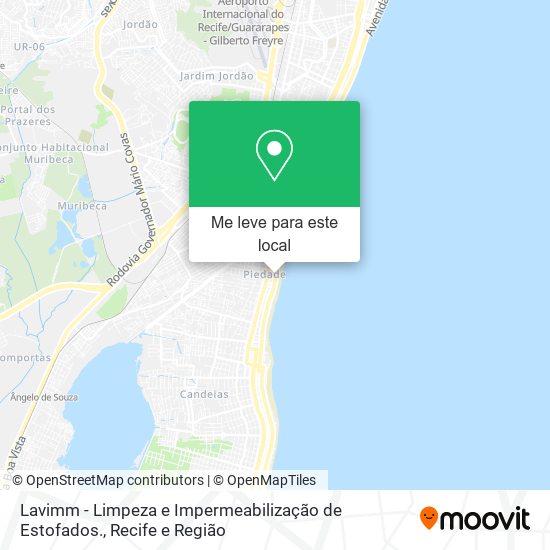 Lavimm - Limpeza e Impermeabilização de Estofados. mapa