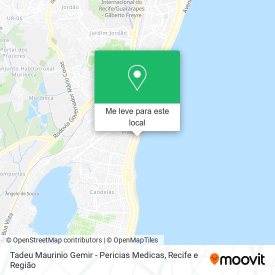 Tadeu Maurinio Gemir - Pericias Medicas mapa