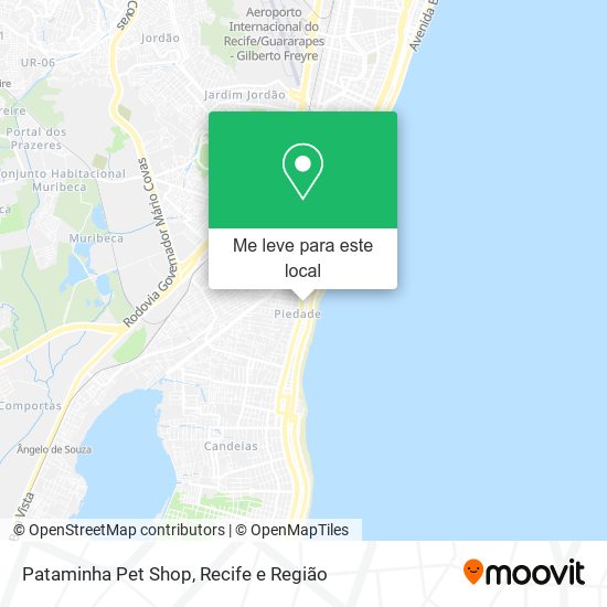 Pataminha Pet Shop mapa